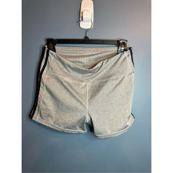 The Barbell Cartel Women's Side Stripe Mid Rise Stretch Active Shorts Size Large - Picture 1 of 4